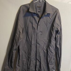 Calvin Klein Striped Gray Shirt